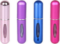 Portable 5Ml Atomizer Bottle, Mini Refillable Perfume Spray, Scent Pump Case, Perfume Atomizer Refillable Travel Pack of 4Pcs